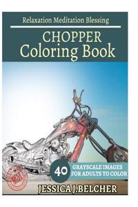 Chopper Coloring Book for Adults Relaxation Meditation Blessing