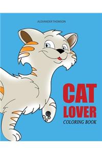 CAT LOVER Coloring Book