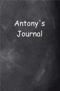 Antony Personalized Name Journal Custom Name Gift Idea Antony