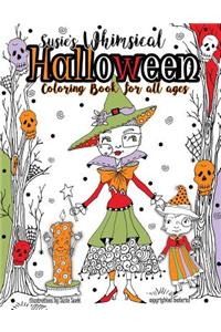 Susie's Whimsical Halloween Coloring Book for All Ages