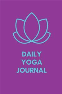 Daily Yoga Journal - Purple Blue Lotus