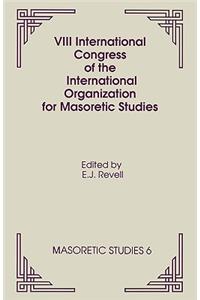 VIII International Congress of the International Organization for Masoretic Studies