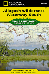 Allagash Wilderness Waterway South Map