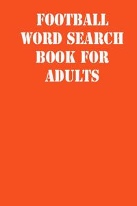 Football Word Search Book For Adults