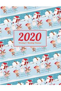 2020 Planner Weekly & Monthly 8.5x11 Inch