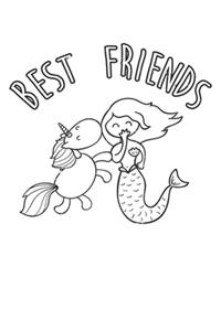 Unicorn Mermaid Best Friends
