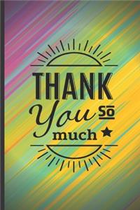 Gratitude Journal For Young Men - Thank You So Much