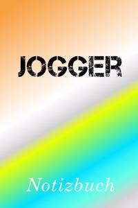 Jogger Notizbuch: - Notizbuch mit 110 linierten Seiten - Format 6x9 DIN A5 - Soft cover matt -