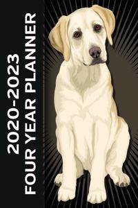 Yellow Labrador Dog 2020 - 2023 Four Year Planner