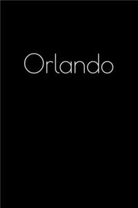 Orlando: Notebook / Journal / Diary - 6 x 9 inches (15,24 x 22,86 cm), 150 pages. Personalized for Orlando.