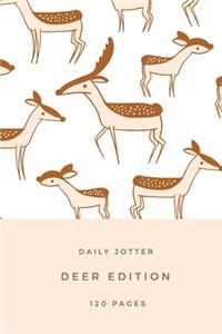 Deer edition - daily jotter