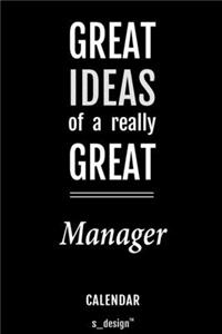 Calendar for Managers / Manager