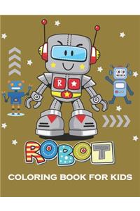 Robot Coloring Book for Kids