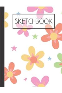 Flowers and Stars Sketchbook