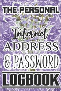 The Personal Internet Address & Password Logbook