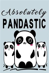 Notizbuch Absolutely Pandastic