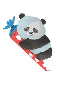 Panda Bear School Notebook