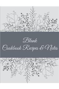 Blank Cookbook Recipes & Notes