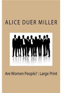 Are Women People?