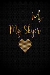 My Skyer: Personalized Lined Journal with Inspirational Quotes