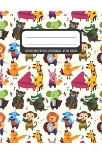 Song Writing Journal for Kids