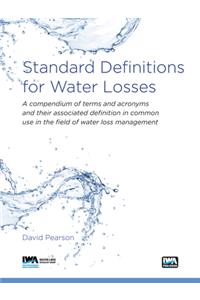 Standard Definitions for Water Losses