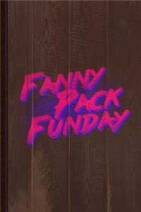 Fanny Pack Funday Journal Notebook