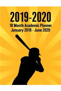 2019 - 2020 - 18 Month Academic Planner - January 2019 - June 2020