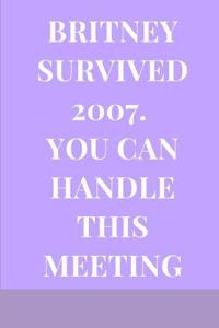 Britney Survived 2007. You Can Handle This Meeting