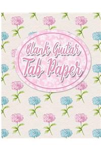 Blank Guitar Tab Paper