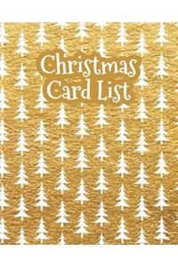 Christmas Card List