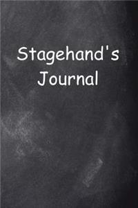 Stagehand's Journal Chalkboard Design