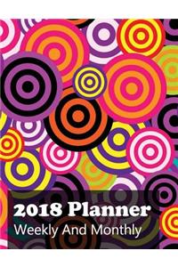 2018 Planner Weekly And Monthly
