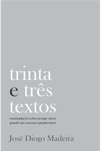 trinta e três textos