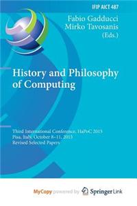 History and Philosophy of Computing