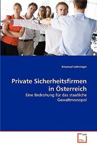 Private Sicherheitsfirmen in Österreich