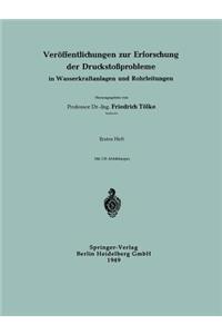 Veröffentlichungen zur Erforschung der Druckstoßprobleme in Wasserkraftanlagen und Rohrleitungen