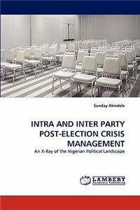 Intra and Inter Party Post-Election Crisis Management