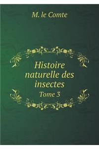 Histoire Naturelle Des Insectes Tome 3