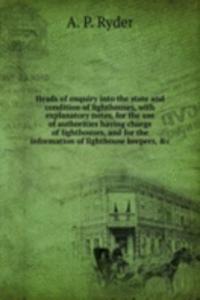 HEADS OF ENQUIRY INTO THE STATE AND CON