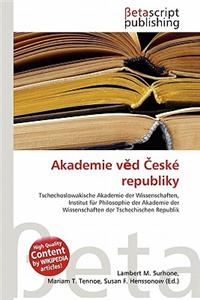 Akademie V D Eske Republiky