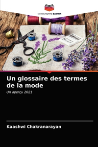 Un glossaire des termes de la mode