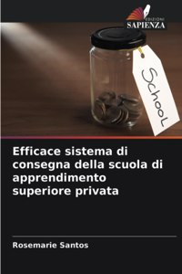 Efficace sistema di consegna della scuola di apprendimento superiore privata