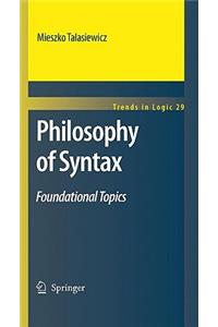 Philosophy of Syntax