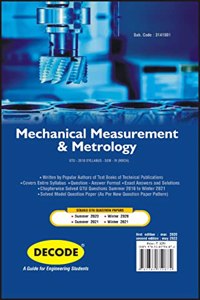 Decode Mechanical Measurement & Metrology for GTU (IV- MECH. - 3141901)