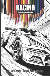 Racing Coloring Book for All Ages
