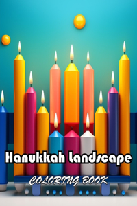 Hanukkah Landscape Coloring Book