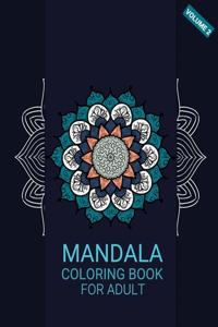 Mandala Coloring Book For Adult