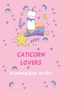CATICORN LOVERS a coloring book for girls