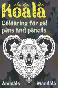 Mandala Colouring for Gel Pens and Pencils - Animals - Koala